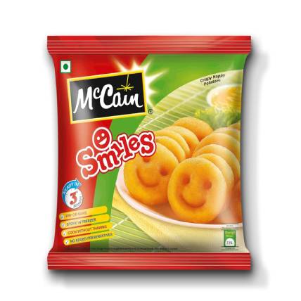 Mc Cain Frozen Veg Snacks Smiles